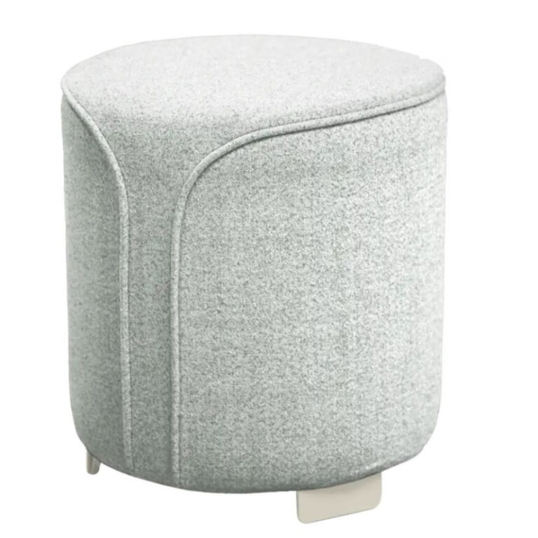 FERMOB - Pouf rond FERMOB Voulez-vous Moucheté en tissu et métal - 12 coloris