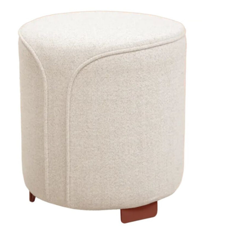 FERMOB - Pouf rond FERMOB Voulez-vous Moucheté en tissu et métal - 12 coloris