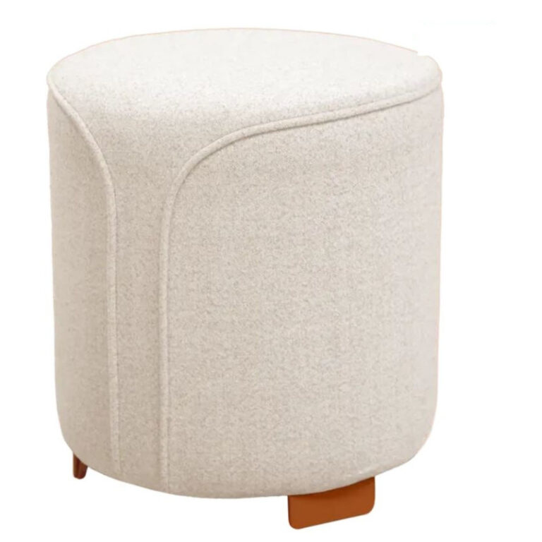 FERMOB - Pouf rond FERMOB Voulez-vous Moucheté en tissu et métal - 12 coloris