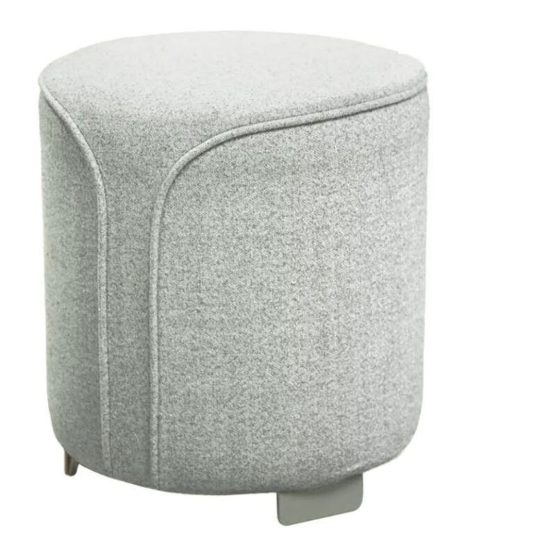 FERMOB - Pouf rond FERMOB Voulez-vous Moucheté en tissu et métal - 12 coloris