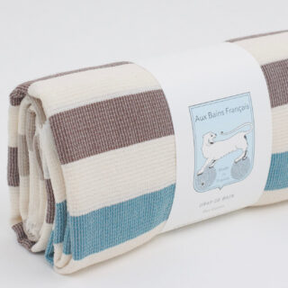 Drap de Plage “Noisette” par la marque Aux Bains Français Aux Bains Français - Drap de Plage “Noisette”