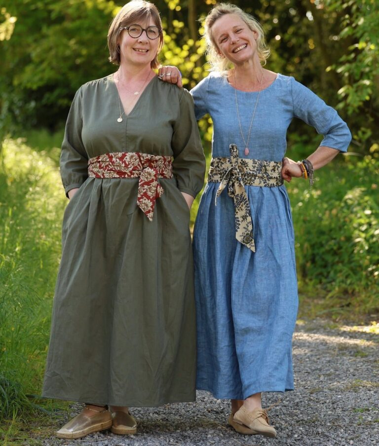 Quintessence - Robe Agathe - Coton Fleuri champêtre – XXL