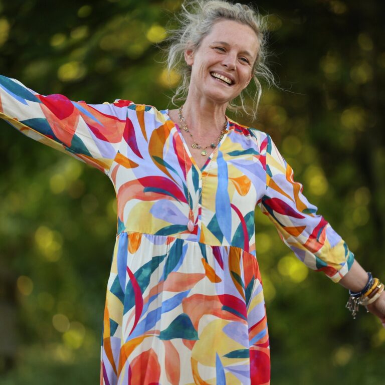 Quintessence - Robe Agathe - Viscose Mystère botanique – XXL