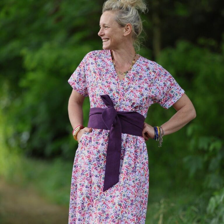 Quintessence - Robe Charline – Coton Bouquet andalou – XL