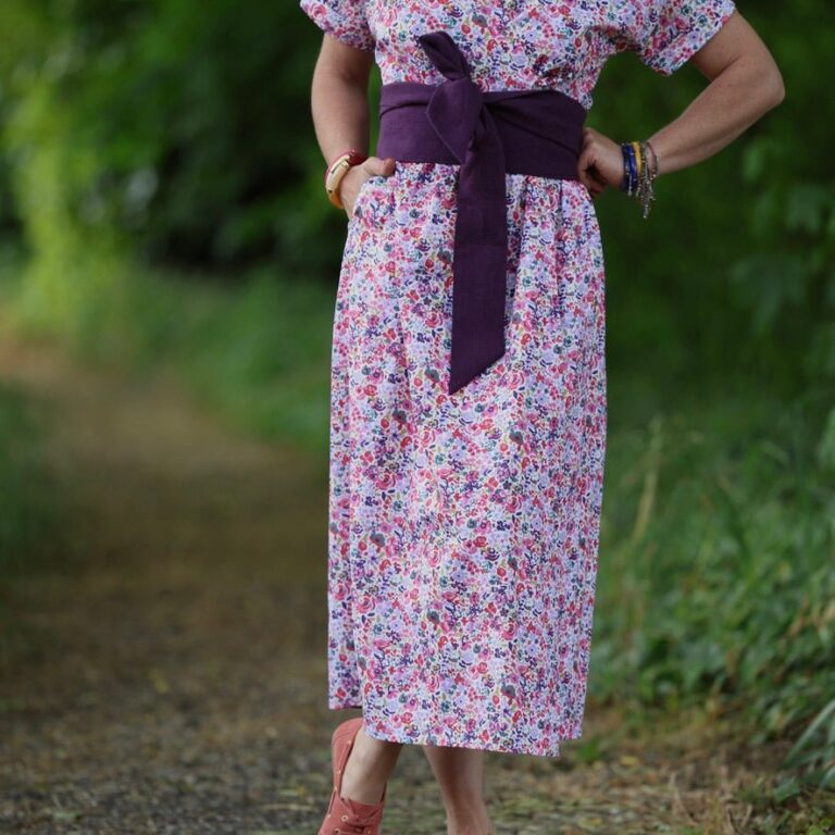 Quintessence - Robe Charline – Coton Bouquet andalou – XL