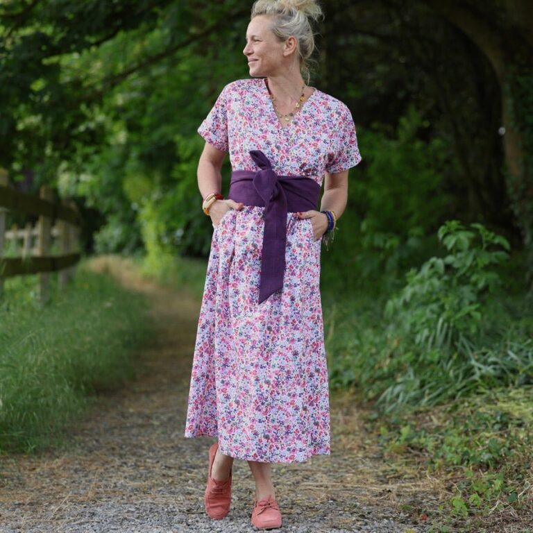Quintessence - Robe Charline – Coton Bouquet andalou – XL