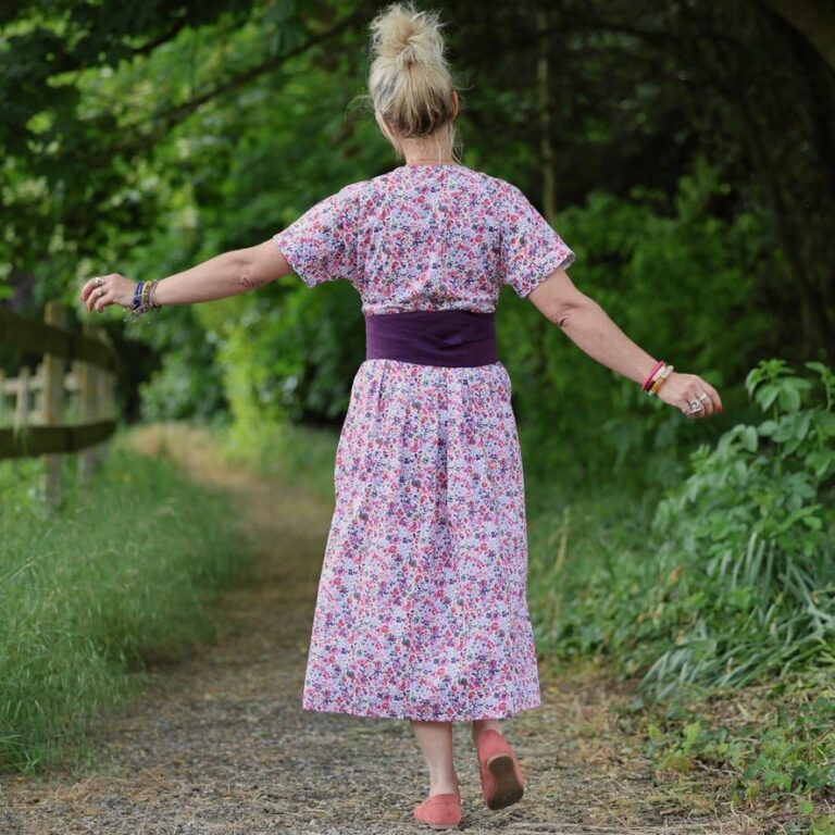 Quintessence - Robe Charline – Coton Bouquet andalou – XL