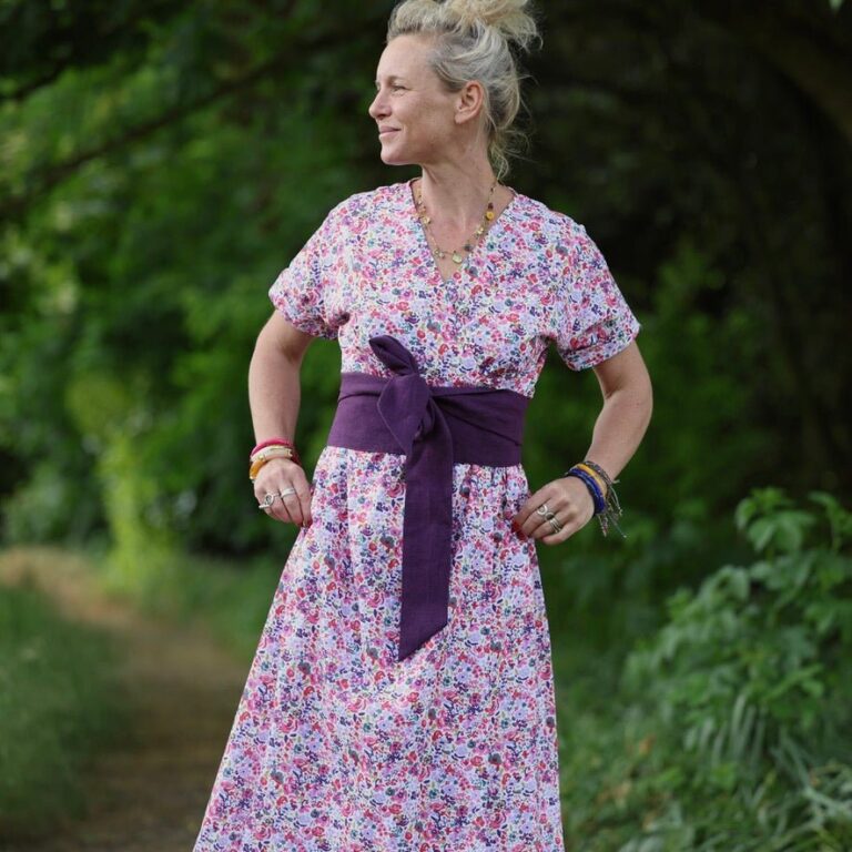 Quintessence - Robe Charline – Coton Bouquet andalou – XL