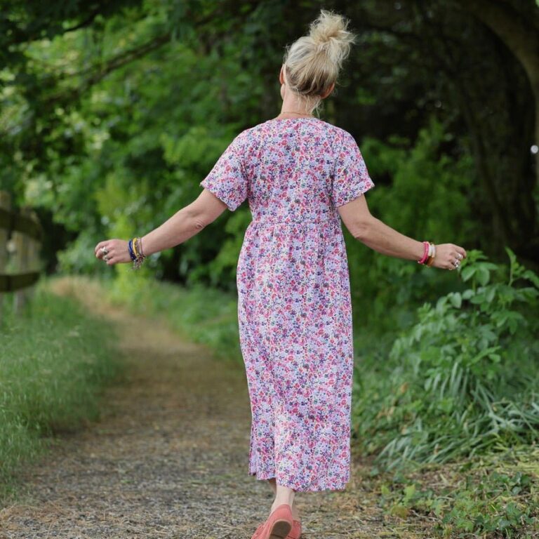 Quintessence - Robe Charline – Coton Bouquet andalou – XL