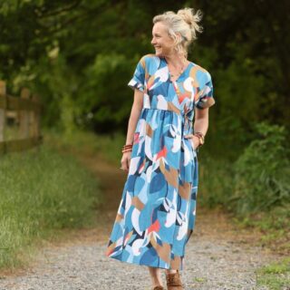 Quintessence - Robe Charline – Coton Envol graphique