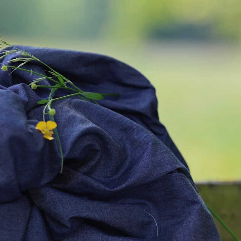 Quintessence - Robe Charline – Jean de coton bleu – XXL
