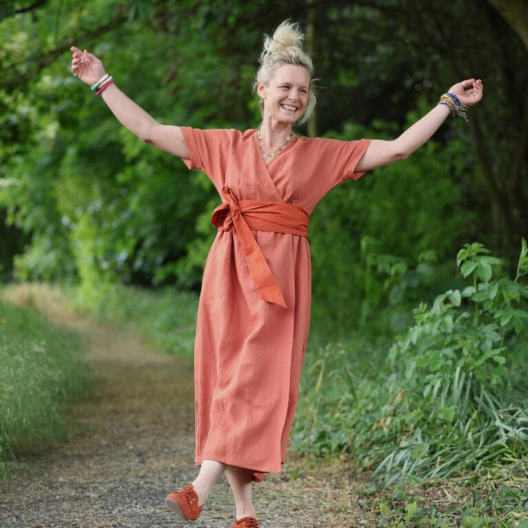 Quintessence - Robe Charline – Lin Terre cuite – XXL