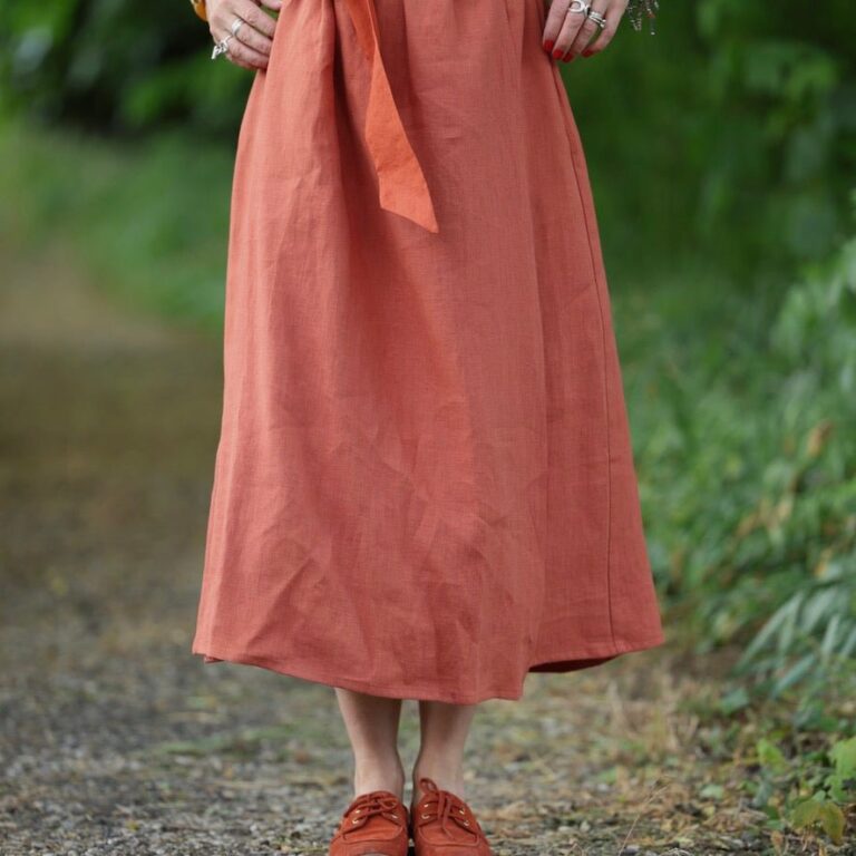 Quintessence - Robe Charline – Lin Terre cuite – XXL