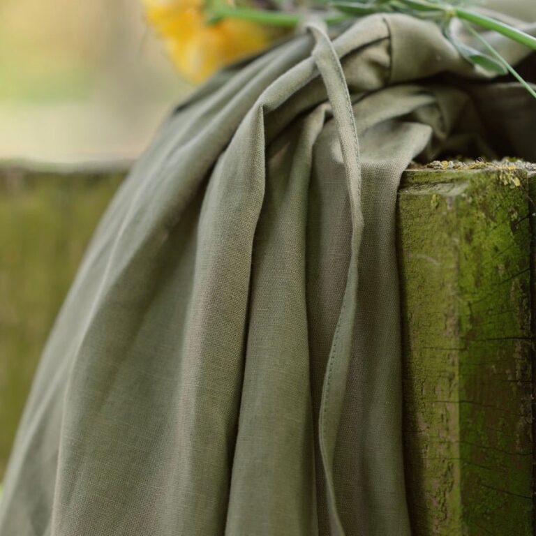 Quintessence - Robe Charline – Lin Vert fenouil – XXL
