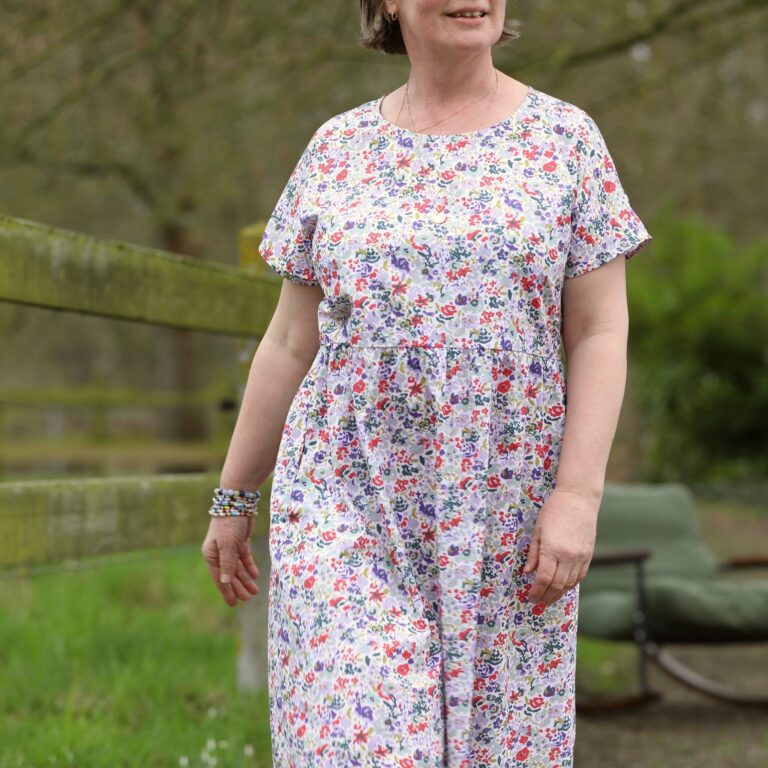 Quintessence - Robe Elsie - Coton floral impressionniste – XXL