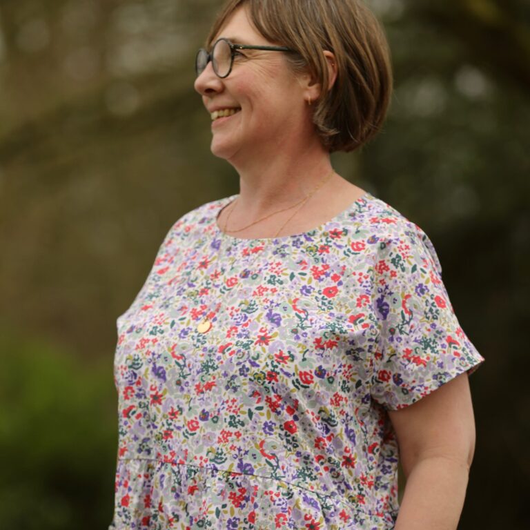 Quintessence - Robe Elsie - Coton floral impressionniste – XXL