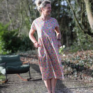 Robe Elsie – Coton floral vintage par la marque Quintessence Quintessence - Robe Elsie – Coton floral vintage