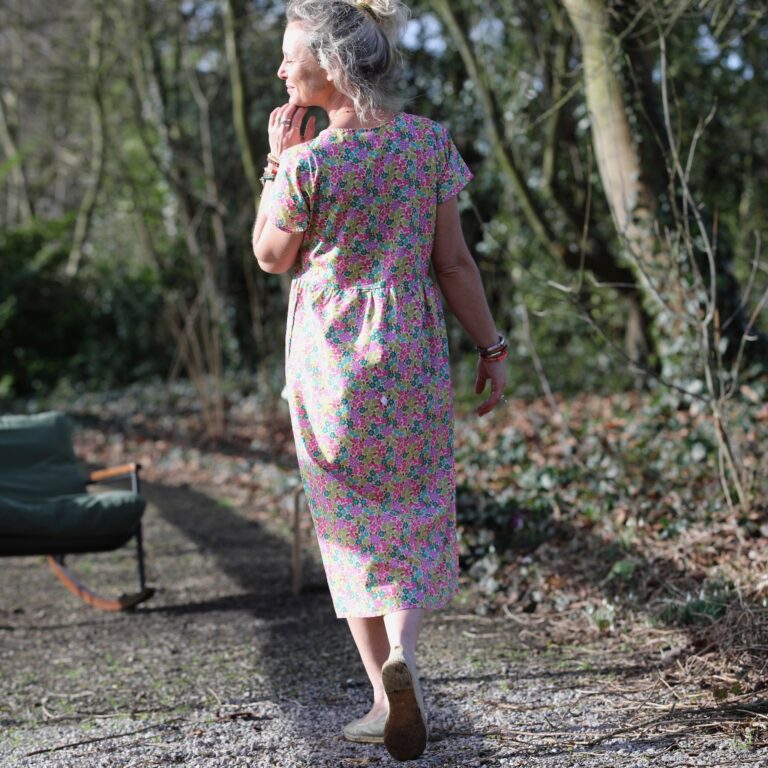 Quintessence - Robe Elsie - Coton floral vintage – XXL