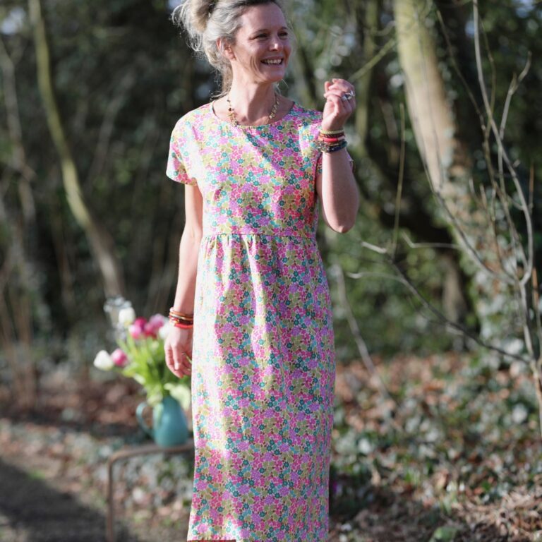 Quintessence - Robe Elsie - Coton floral vintage – XXL