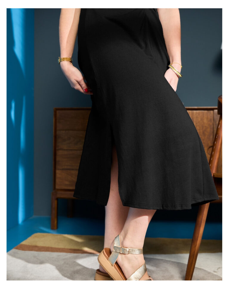 Maison Lemahieu - Robe longue à nœud - Noire – M