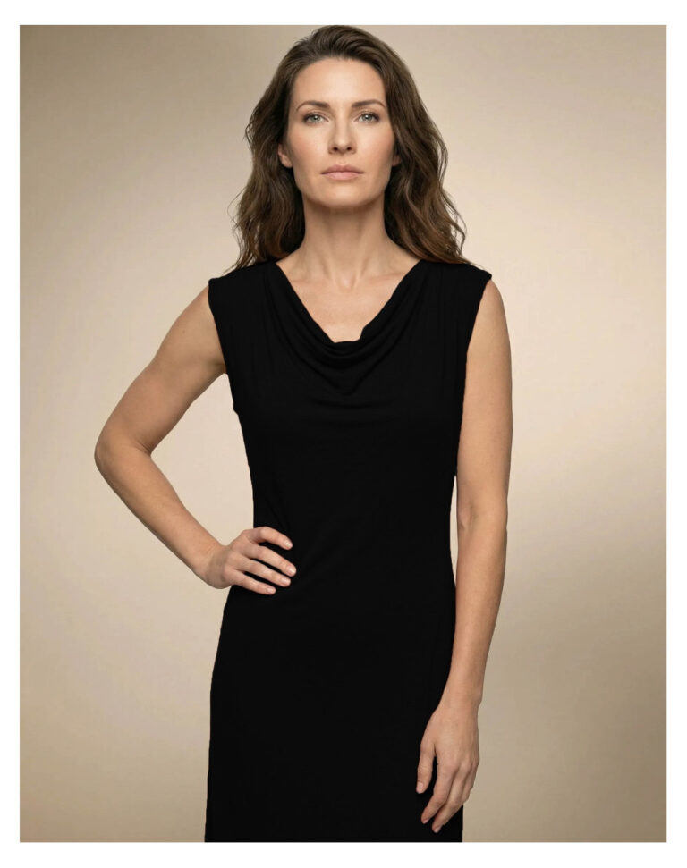 Maison Lemahieu - Robe longue col bénitier - Noir – XL