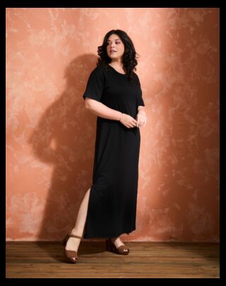 Robe maxi – Noire par la marque Maison Lemahieu Maison Lemahieu - Robe maxi – Noire