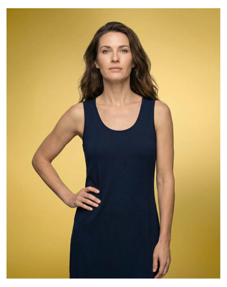 Maison Lemahieu - Robe sans manches - Bleu minuit – 2XL