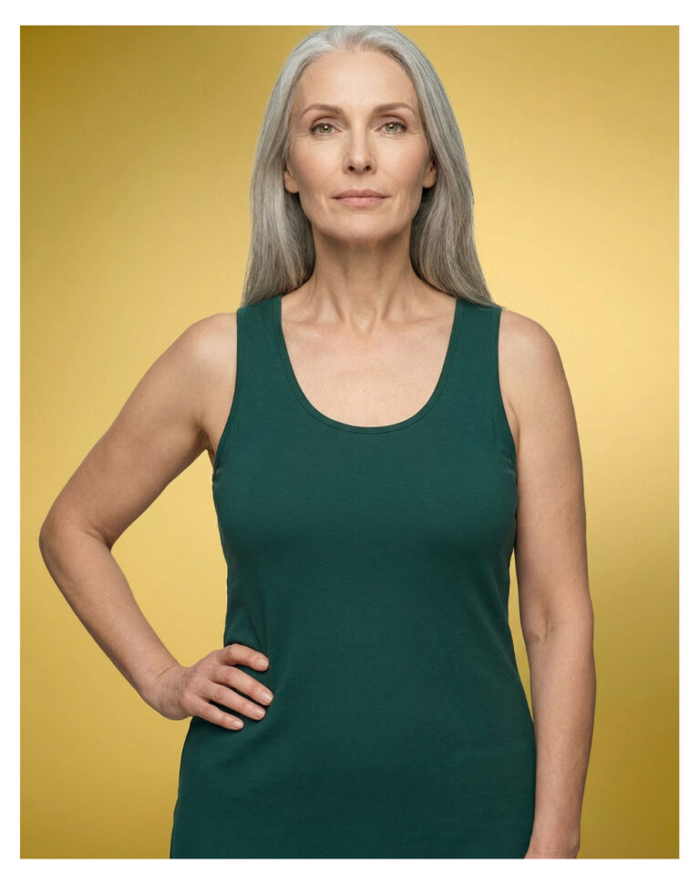 Maison Lemahieu - Robe sans manches - Vert Cyprès – 2XL