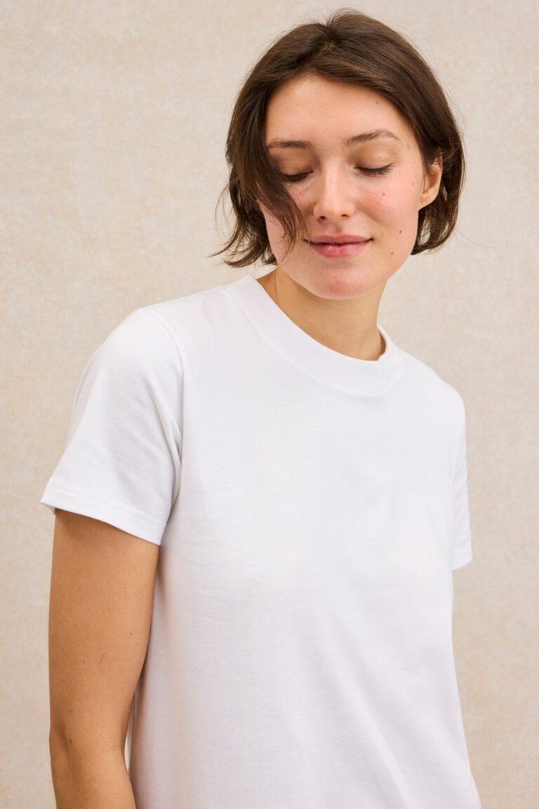 Le Minor - Robe plein été en coton blanc – XL