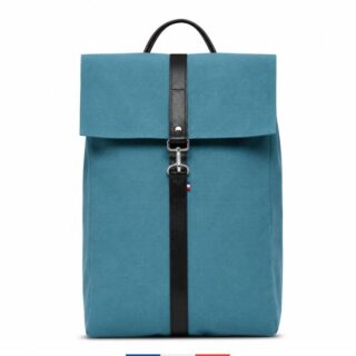 Sac à dos Made in France – Jack bleu paon par la marque SAINT LAZARE SAINT LAZARE - Sac à dos Made in France – Jack bleu paon