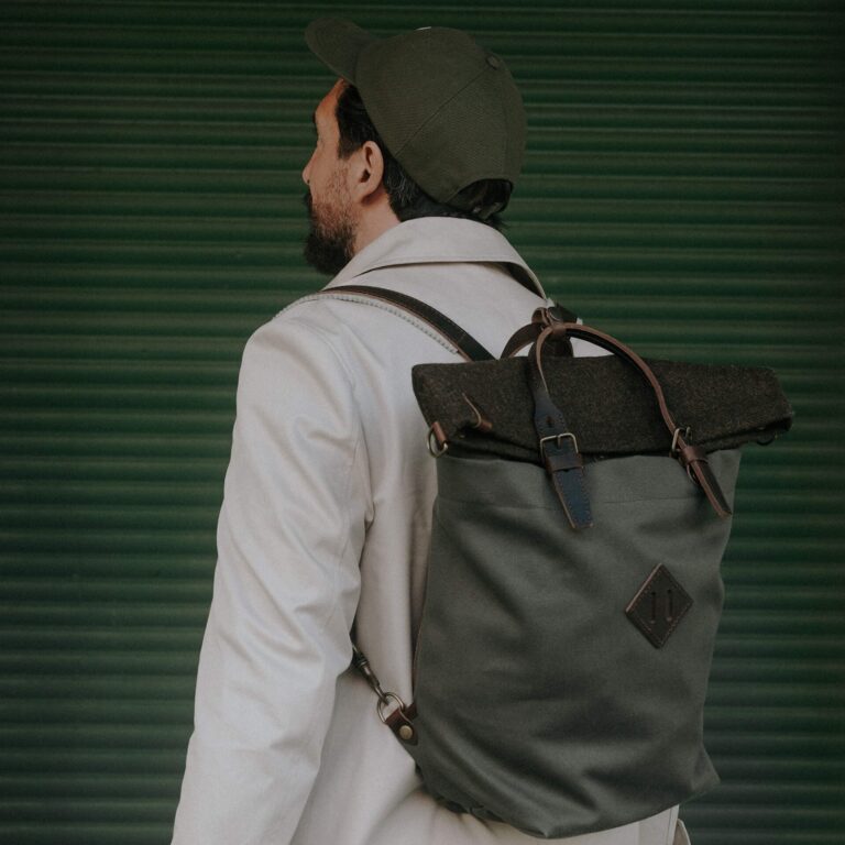 Bleu De Chauffe - Sac à dos Woody 25L - Kaki BM/Tweed