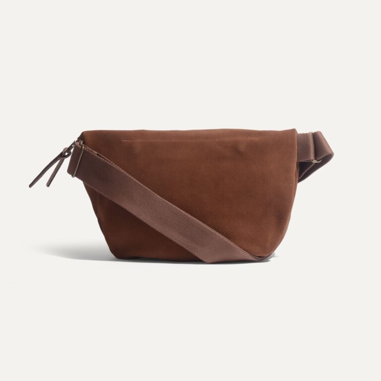 Bleu De Chauffe - Sac Banane New Beat XL - Brun fauve