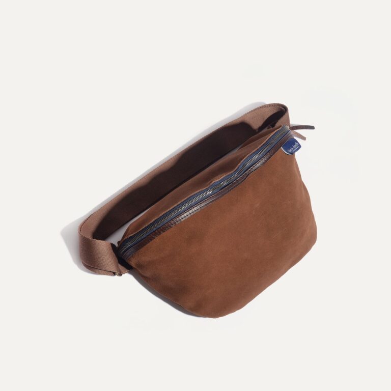 Bleu De Chauffe - Sac Banane New Beat XL - Brun fauve