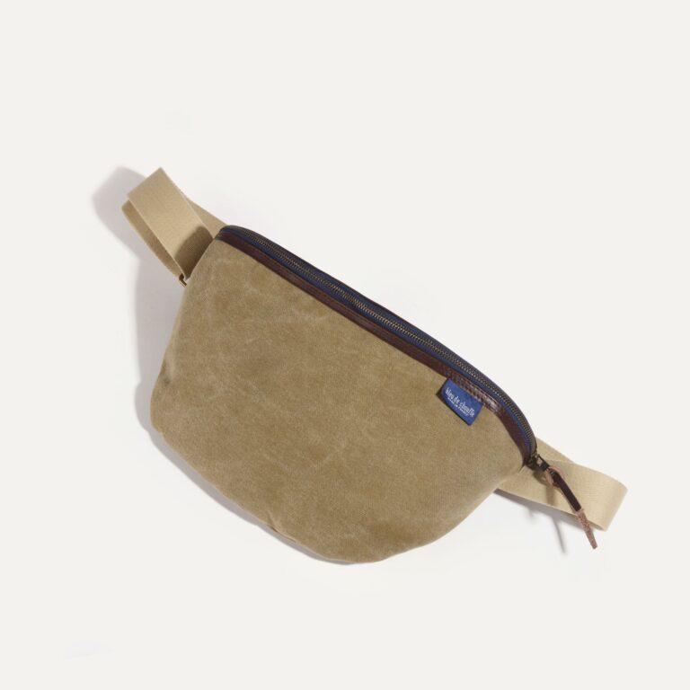 Bleu De Chauffe - Sac Banane New Beat XL - Kaki US Stonewashed
