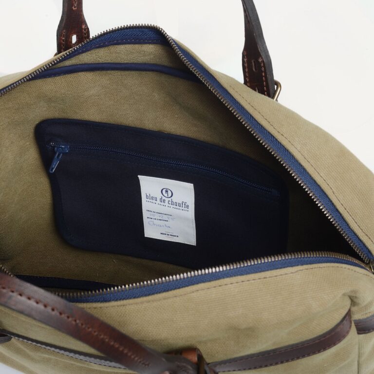 Bleu De Chauffe - Sac business Ledger - kaki US stonewahed