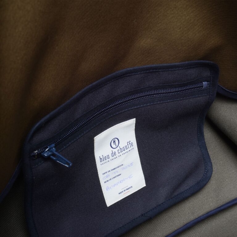 Bleu De Chauffe - Sac de voyage Cabine - Kaki BM / Tweed