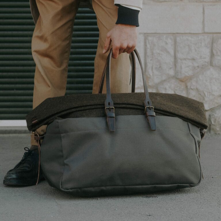 Bleu De Chauffe - Sac de voyage Cabine - Kaki BM / Tweed