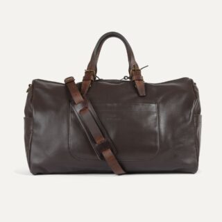 Sac de voyage Hobo liscio – Marron par la marque Bleu de Chauffe Bleu de Chauffe - Sac de voyage Hobo liscio – Marron