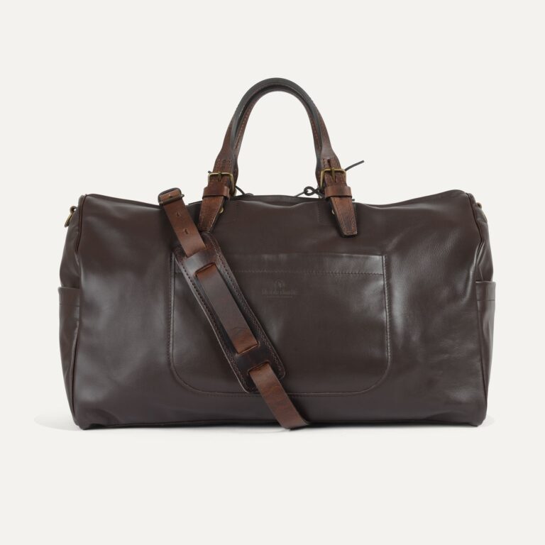 sac de voyage hobo liscio marron Bleu De Chauffe - Sac de voyage Hobo liscio - Marron