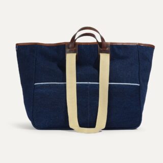 Cabas 48h Mélo – Denim par la marque Bleu de Chauffe Bleu de Chauffe - Cabas 48h Mélo – Denim