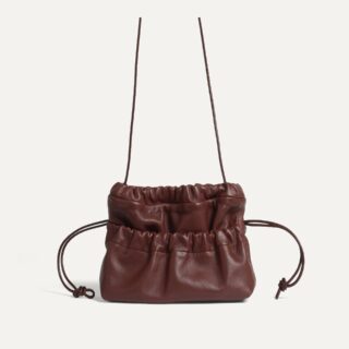 Sac Pochette Menuet – Bordeaux par la marque Bleu de Chauffe Bleu de Chauffe - Sac Pochette Menuet – Bordeaux