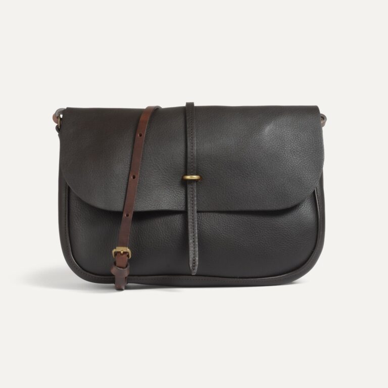 sac postier pastel marron brun Bleu De Chauffe - Sac postier Pastel - Marron Brun