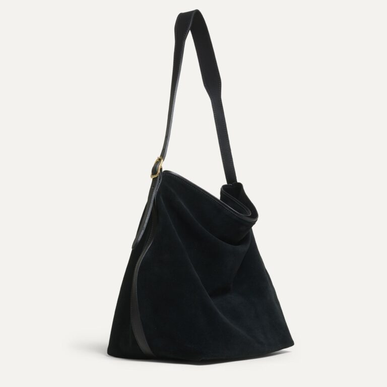 Bleu De Chauffe - Sac seau Sofia - Noir Suédé