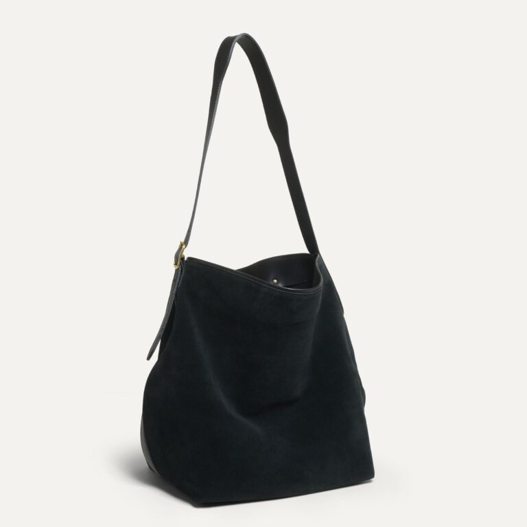 Bleu De Chauffe - Sac seau Sofia - Noir Suédé