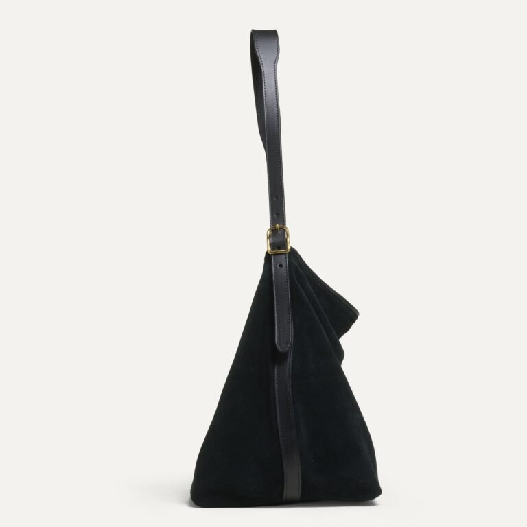 Bleu De Chauffe - Sac seau Sofia - Noir Suédé