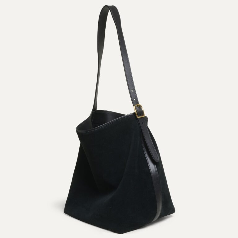 Bleu De Chauffe - Sac seau Sofia - Noir Suédé