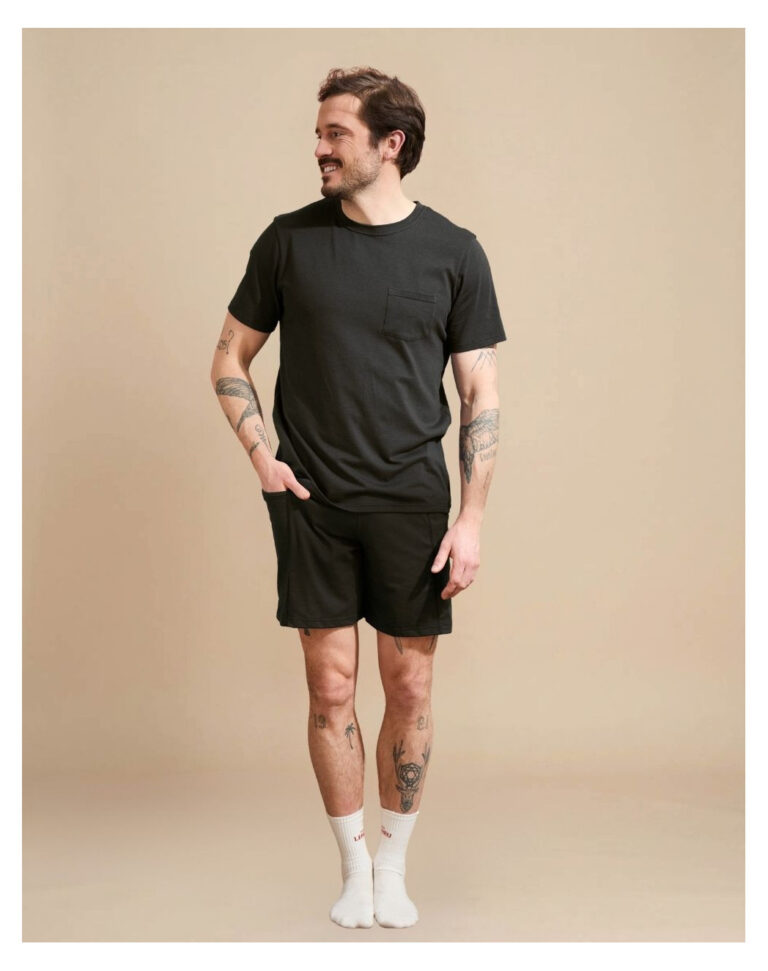 short coton modal noir Noir