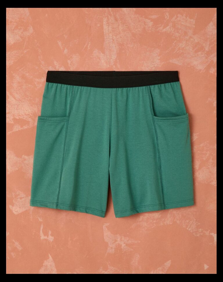 Maison Lemahieu - Short coton modal - Vert Anglais – 3XL