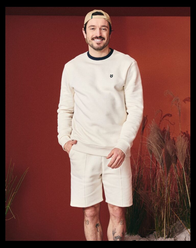 Maison Lemahieu - Short molleton - Ecru – 3XL
