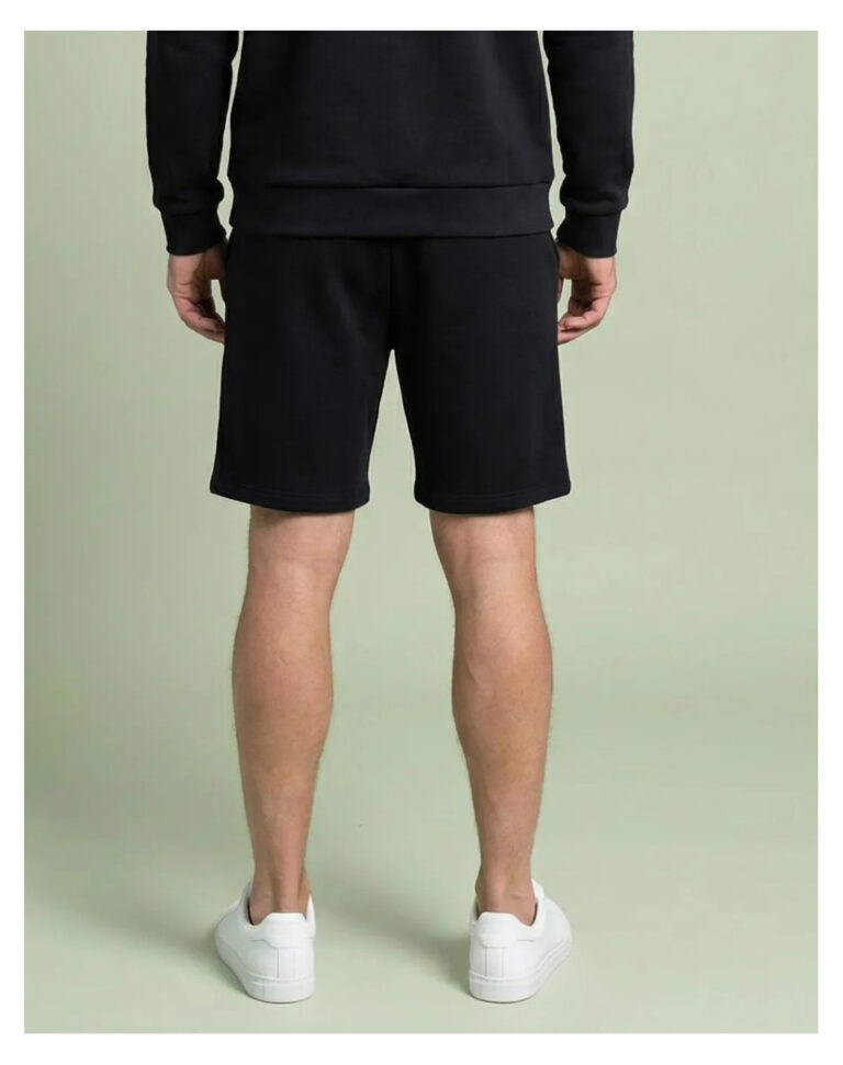 Maison Lemahieu - Short molleton - Noir – 2XL